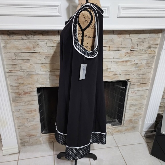 Catherines black and white sheath dress plus size 20W new!!! - Picture 3 of 6